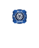 Zadní strana trička Blue Army